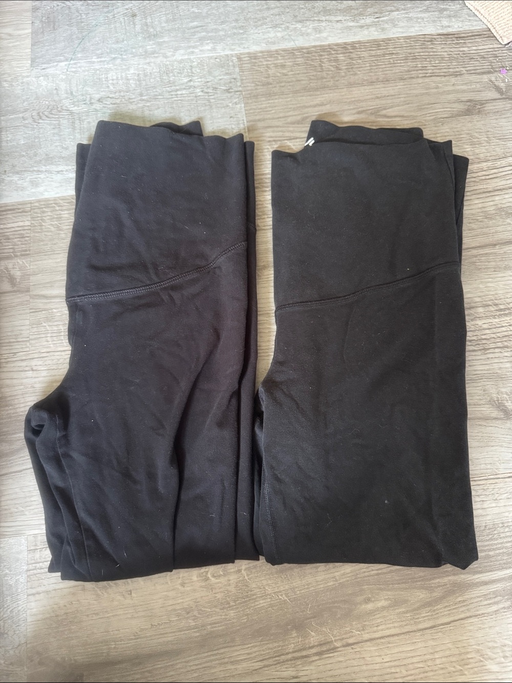 Black Active maternity Leggings Pair